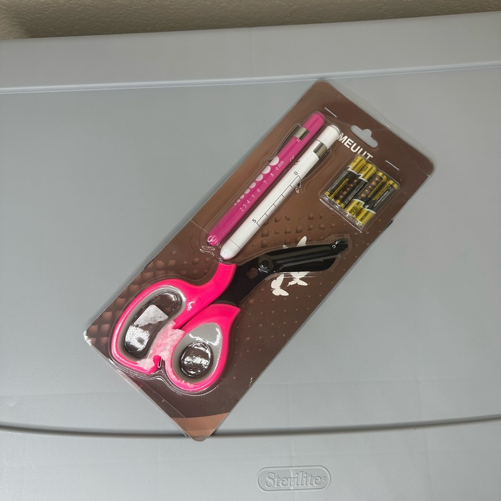 New! Pen Light & Medical Scissors